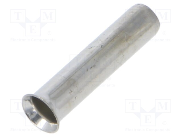 PÄÄTE: PÄÄTEHOLKKI - ERISTÄMÄTÖN - KUPARI - 6MM2 - 18MM - TINATTU - Pääteholkit ja jatkoholkit - TA-6-18100 - 1