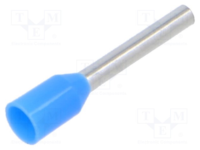 PÄÄTEHOLKKI - ERISTETTY - KUPARI - 0,75MM2 - 10MM - TINATTU - Pääteholkit ja jatkoholkit - TE-0.75-10100 - 1