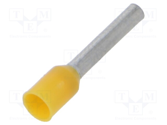 PÄÄTEHOLKKI - ERISTETTY - KUPARI - 1,5MM2 - 12MM - TINATTU - Pääteholkit ja jatkoholkit - TE-1.5-12100 - 1