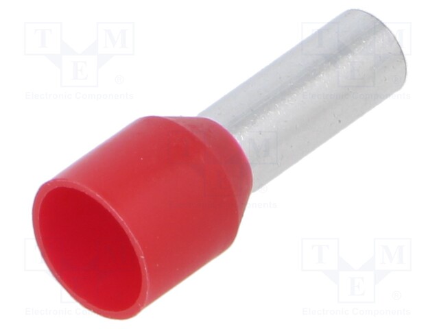 PÄÄTEHOLKKI - ERISTETTY - KUPARI - 10MM2 - 12MM - TINATTU - Pääteholkit ja jatkoholkit - TE-10-12100 - 1