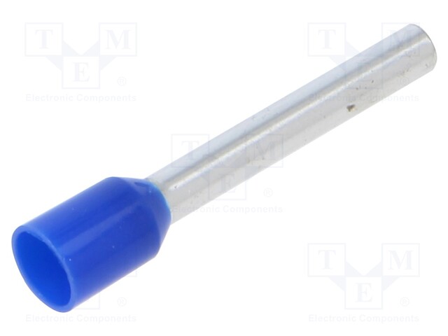 PÄÄTEHOLKKI - ERISTETTY - KUPARI - 2,5MM2 - 18MM - TINATTU - Pääteholkit ja jatkoholkit - TE-2.5-18100 - 1