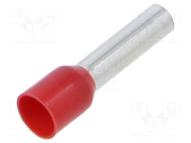 PÄÄTEHOLKKI - ERISTETTY - KUPARI - 4MM2 - 12MM - TINATTU - Pääteholkit ja jatkoholkit - TE-4-12100 - 1