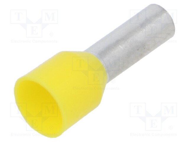 PÄÄTEHOLKKI - ERISTETTY - KUPARI - 6MM2 - 10MM - TINATTU - Pääteholkit ja jatkoholkit - TE-6-10100 - 1