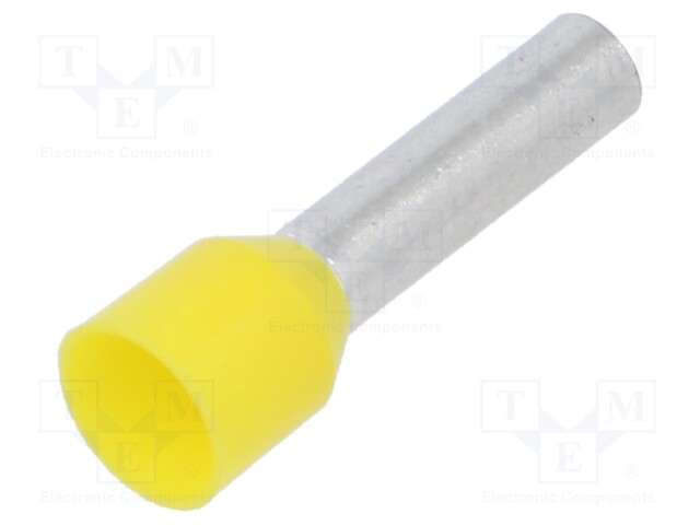 PÄÄTEHOLKKI - ERISTETTY - KUPARI - 6MM2 - 14MM - TINATTU - Pääteholkit ja jatkoholkit - TE-6-14100 - 1