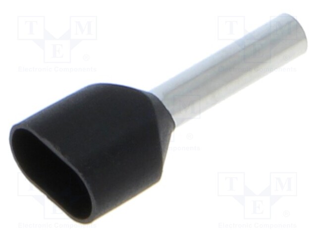 PÄÄTEHOLKKI - ERISTETTY,KAKSOIS-KUPARI - 1,5MM2 - 10MM - Pääteholkit ja jatkoholkit - TV-1.5-10100 - 1