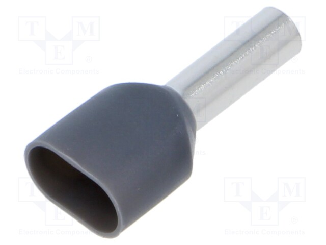 PÄÄTEHOLKKI - ERISTETTY,KAKSOIS-KUPARI - 4MM2 - 12MM - Pääteholkit ja jatkoholkit - TV-4-12100 - 1