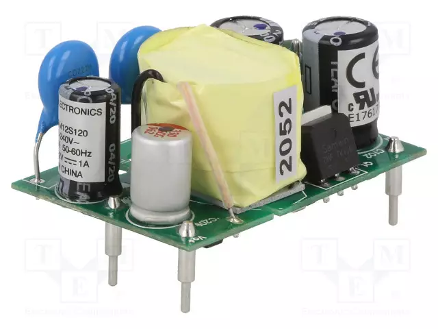 AC/DC MUUNNIN - 12W - TULOJÄNNITE 90÷264VAC,120÷370VDC - LÄHTÖJÄNNITE 12VDC - 85% - AC/DC muuntimet - CFM12S120 - 1