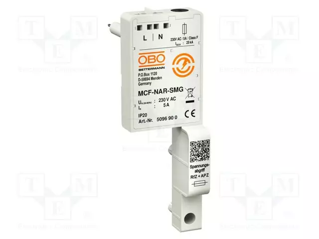ADAPTERI - 230VAC - ALUSLEVY - -40÷80°C - IP20 - Suurjännitetuotteet - OBO-5096900 - 1