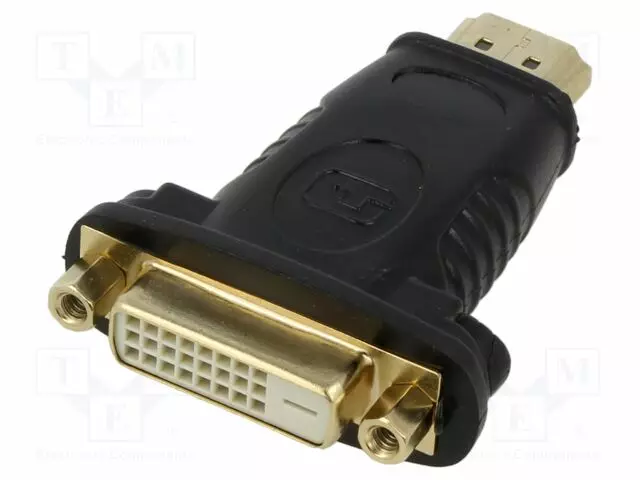 ADAPTERI - DVI-D (24+1) PISTOKE,HDMI-PISTOKE - WQXGA - HDMI, DVI, DisplayPort johdot - GOOBAY-68930 - 1
