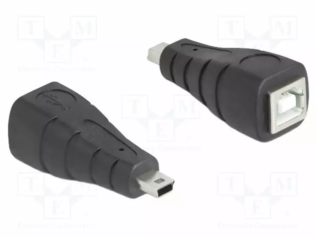 ADAPTERI - USB 2.0 - USB B RASIA,USB B PIENOISPISTOKE - USB kaapelit ja adapterit - DELOCK-67200 - 1