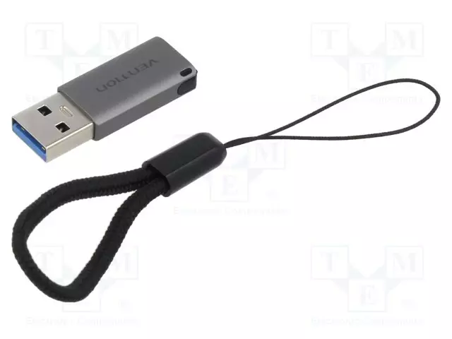 ADAPTERI - USB 3.0,USB 3.1 - USB A PISTOKE,USB C RASIA - ALUMIINI - USB kaapelit ja adapterit - CDPH0 - 1