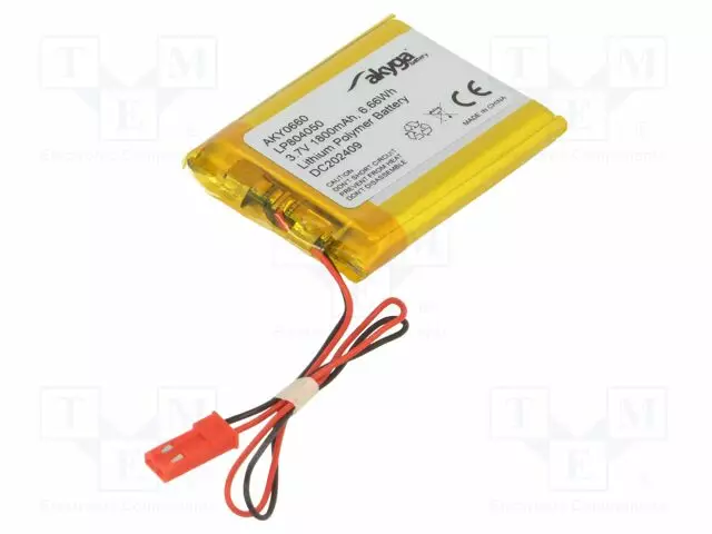 AKKU: LI-PO - 3,7V - 1800MAH - JOHDOT,JST SYP-02T-1 LIITOS - Akut - AKY-LP804050 - 1