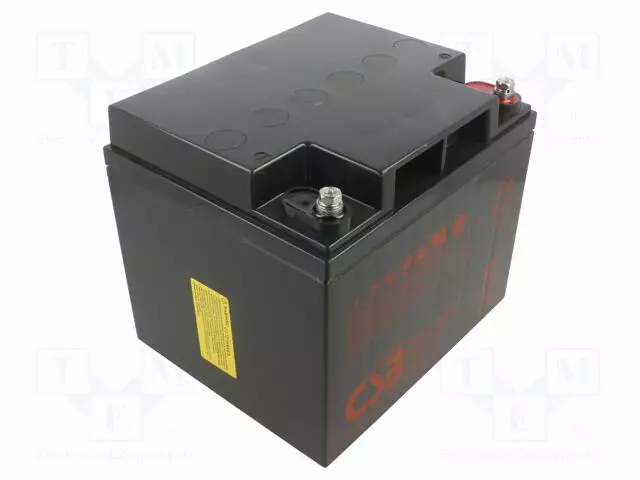 AKKU: LYIJYHAPPO - 12V - 40AH - AGM - AUTOMAATTINEN - 197X165X170,4MM - Lyijyhyytelöakut - ACCU-GPL12400 - 1