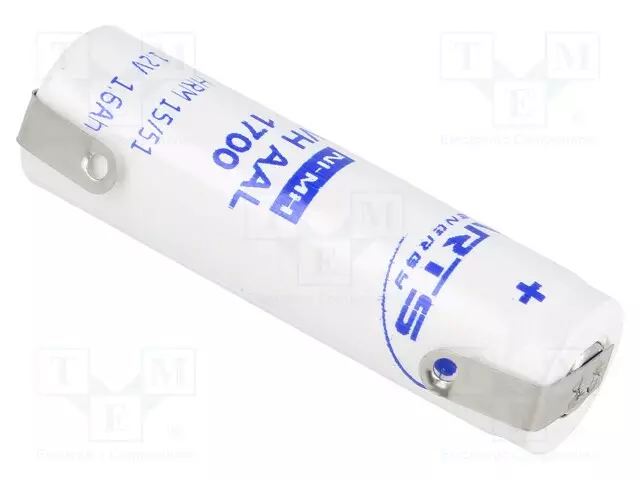 AKKU: NI-MH - AA - 1,2V - 1700MAH - JUOTOSLEVYT - Ø14,5X50MM - 5,1A - Akut - ACCU-R6L-1700 - 1