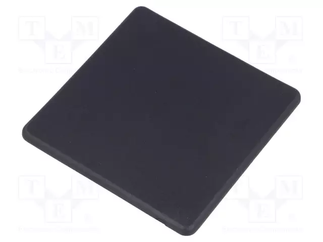 ALUMIINIPROFIILIN PÄÄTY - URAN LEVEYS 10MM - W: 90MM - L: 90MM - MUSTA - Alumiiniprofiilien lisätarvikkeet - FA-091030 - 1