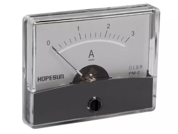 ANALOGINEN PANEELIMITTARI 3A 60x47mm - Analogiset paneelimittarit - AIM603000 - 1