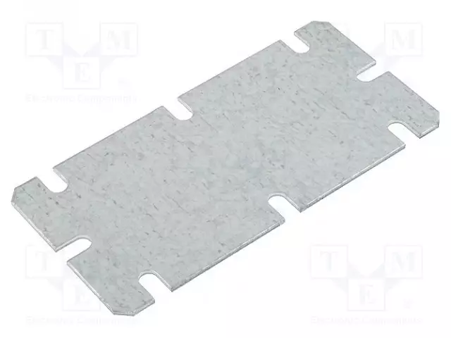 ASENNUSLEVY - TERÄS - W: 48MM - L: 98MM - PAKS.: 1,5MM - PÄÄLLYSTE: SINKKI - Koteloiden lisätarvikkeet - MIV100 - 1