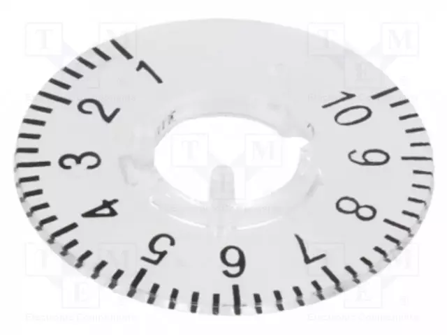 ASTEIKKOLEVY - POLYKARBONAATTI - LÄPINÄKYVÄ - 31MM - Potentiometrien nupit - A4416060 - 1