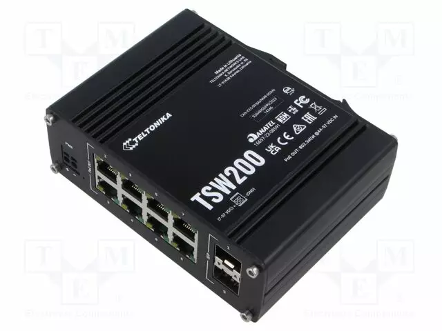 AUTOMATION MODULE: SWITCH POE ETHERNET - UNMANAGED - TSW - IP20 - M2M (GPRS/HSPA/LTE) moduulit - TSW200 - 1