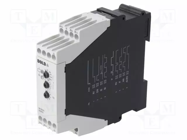 AUTOMAATIOMODUULI: AJASTIN - 0,02S÷300H - DPDT - 230VAC/1A - IP20 - Aikareleet ja ajastimet - 0054050 - 1