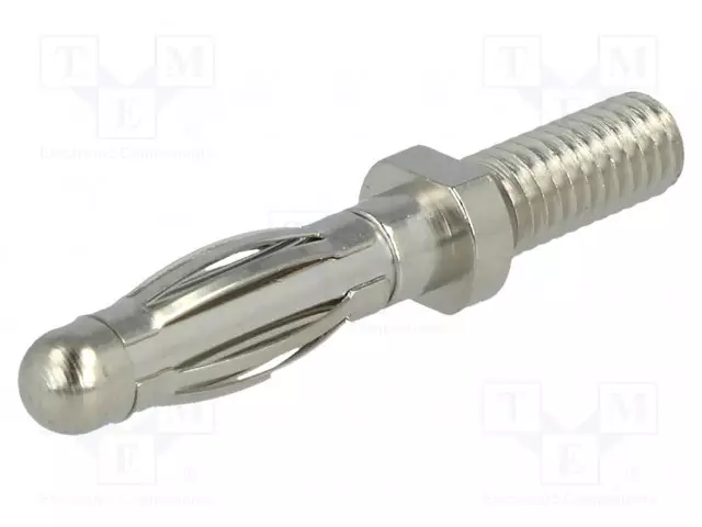LABORATORY CONNECTOR: 4MM BANANA - PLUG - 32A - 33VAC - 70VDC - 30MM - Banaaniliittimet 4mm - FK1210 - 1