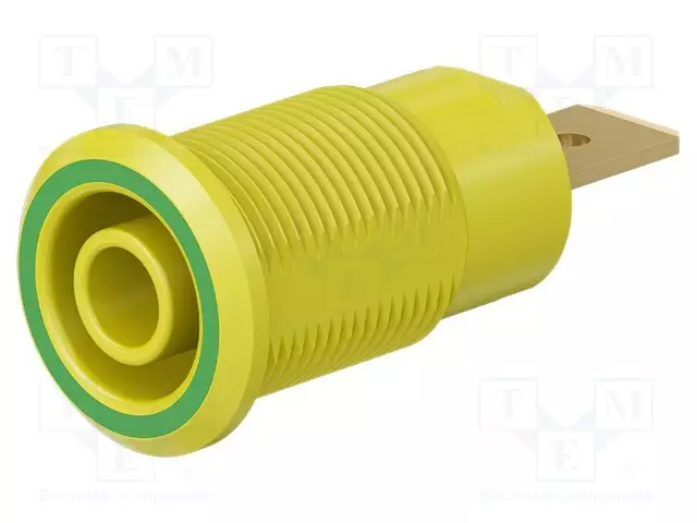 LABORATORIOBANAANILIITIN 4MM - PISTORASIA - 1KV - 32A - KULLATTU - Banaanijatkoliittimet - BI-SLB4-F6.3-20 - 1