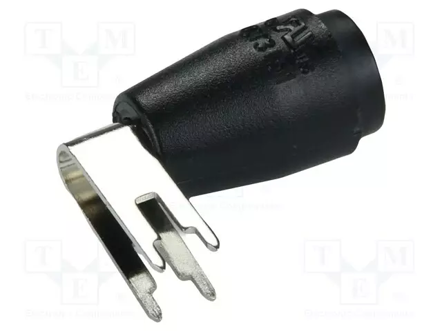 BANAANILIITIN 4MM - PISTORASIA - MUSTA - 25A - 27,7MM - PCB - 5MOHM - 1KV - Laboratorioliittimet - muut - CT3151-0 - 1