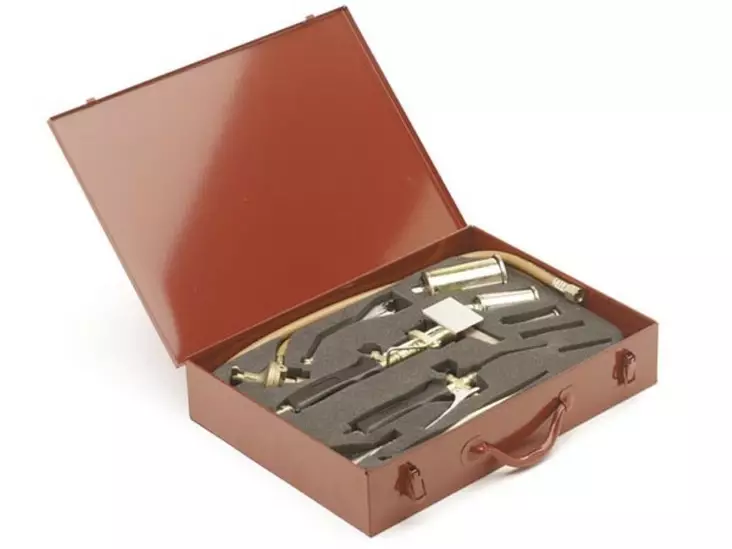 BOX SOLDERING SET - Kaasujuottimet, -polttimet ja -kärjet - WELD-560 - 1