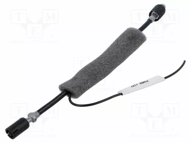 CABLE - HC97 SOCKET,HC97 PLUG - MUSTA - STRAIGHT - 0.25M - Antennijohdot - 15-7581120 - 1