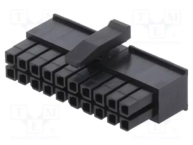 CONNECTOR: WIRE-BOARD - PLUG - FEMALE - DATA - MICRO MATE-N-LOK - 250V - Signaaliliittimet rasteri 3,00mm - 2-794617-0 - 1