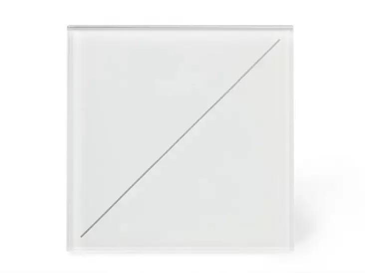 Edge Lit control module with 2 touch keys (White Edition) - Taloautomaatio - VMBEL2-W-20 - 1