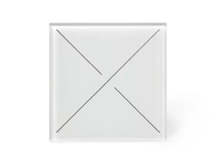 Edge Lit control module with 4 touch keys (White Edition) - Taloautomaatio - VMBEL4-W-20 - 1