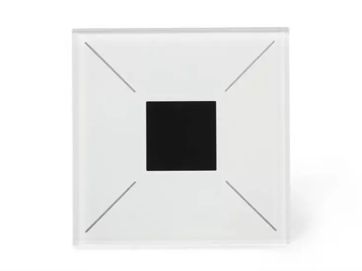 Edge Lit control module with OLED display and temperature controller (White Edition) - Taloautomaatio - VMBELO-W-20 - 1