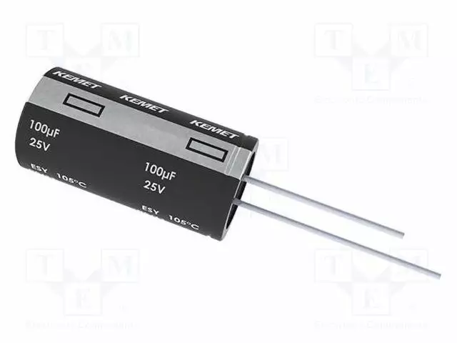 ELEKTROLYYTTIKONDENSAATTORI - LOW ESR - THT - 470UF - Elektrolyyttikondensaattorit - pysty - ESY477M010AG3A-0 - 1