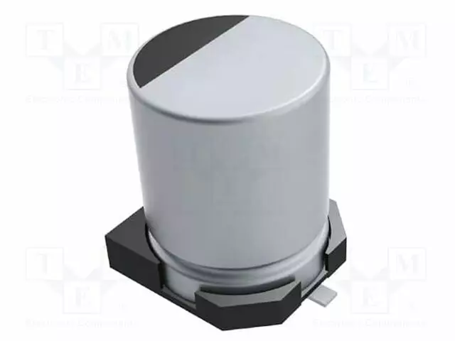 ELEKTROLYYTTIKONDENSAATTORI - SMD - 2,2UF - 50VDC - Elektrolyyttikondensaattorit - vaaka - DH225M050S9BAAKP-0 - 1