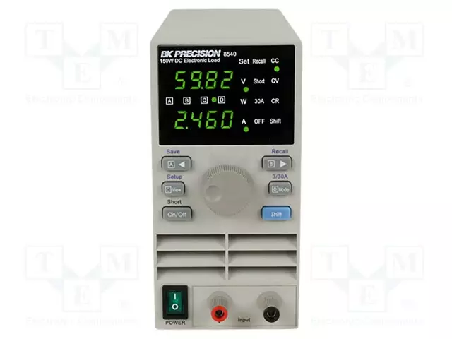 ELEKTRONISET KUORMAT - 0÷60V - 0,001÷30A - 150W - 88X175X282MM - Elektroniset kuormat - BK8540 - 1