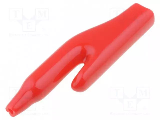 ERISTIN - PUNAINEN - Krokotiili klipsit - 302-0500 - 1