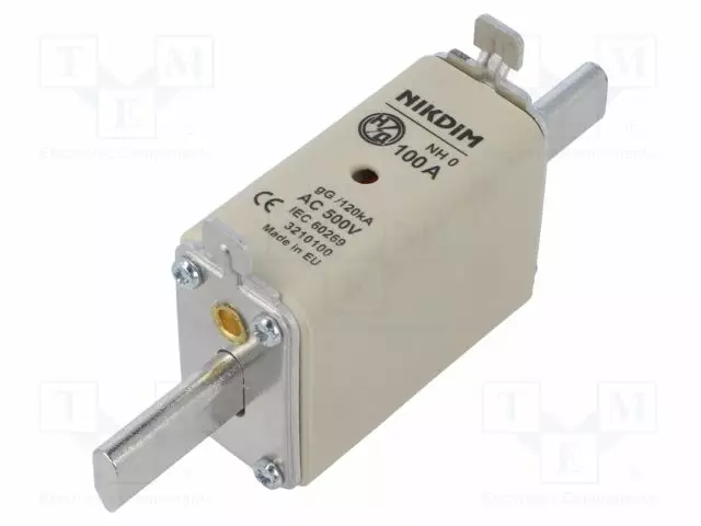 100A - 500VAC - GG - TEOLLISUUSSULAKE - NH0 - Sulakkeet NH - 3210100 - 1