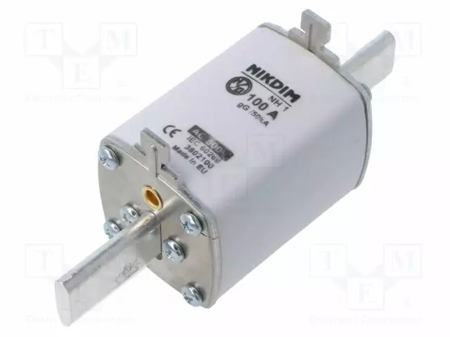 100A - 800VAC - GG - TEOLLISUUSSULAKE - NH1 - Sulakkeet NH - 3801100 - 1