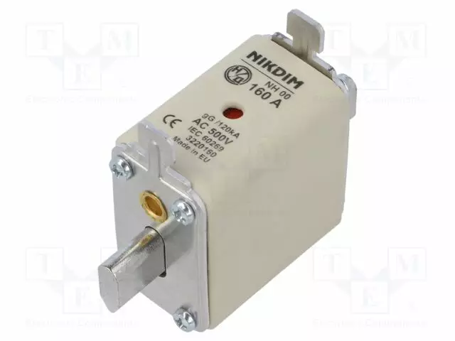 160A - 500VAC - GG - TEOLLISUUSSULAKE - NH00 - Sulakkeet NH - 3220160 - 1