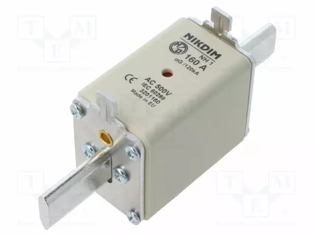 160A - 500VAC - GG - TEOLLISUUSSULAKE - NH1 - Sulakkeet NH - 3201160 - 1