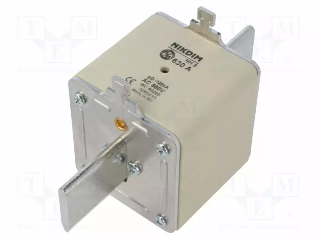 630A - 500VAC - GG - TEOLLISUUSSULAKE - NH3 - Sulakkeet NH - 3203630 - 1