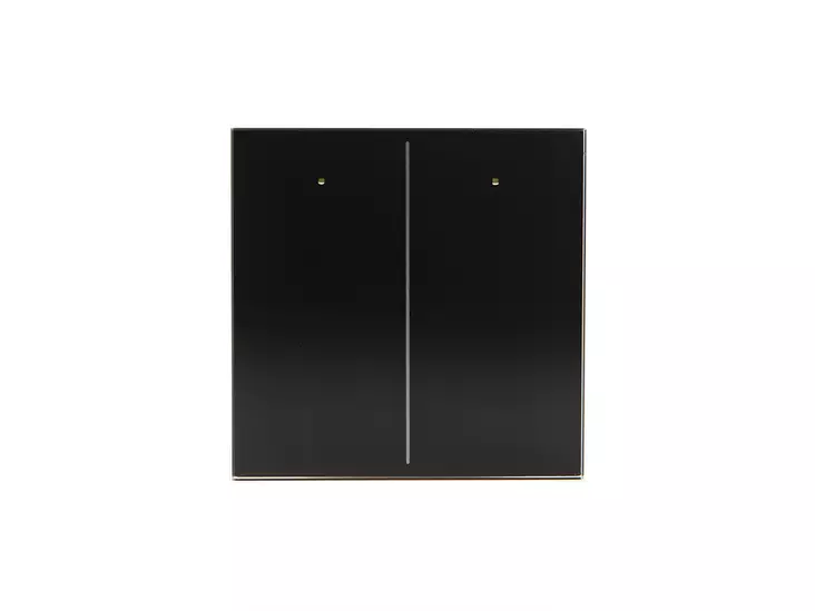 Glass Panel control module with 2 touch keys (Black Edition) - Taloautomaatio - VMBGP2-B-20 - 1