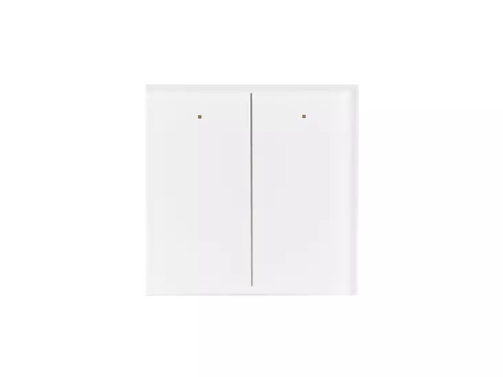 Glass Panel control module with 2 touch keys (White Edition) - Taloautomaatio - VMBGP2-W-20 - 1