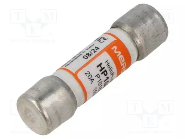 20A - 1KVAC - 1KVDC - GPV - 10X38MM - Sulakkeet 10,3x38mm - HP10M20 - 1