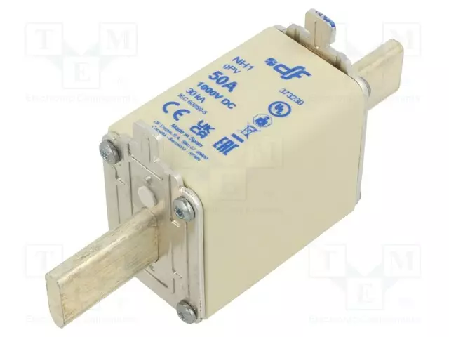 50A - 1KVDC - GPV - KERAAMINEN - NH1 - Sulakkeet NH - 373230 - 1
