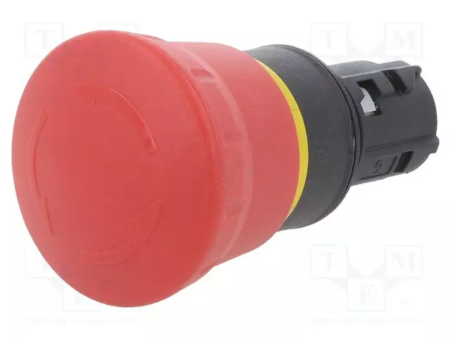 HÄTÄKYTKIN - 22MM - ASENNOT: 2 - PUNAINEN - SIENI-AS: 2 - Taulukytkimet, standardi 22mm - 3SU1000-1HB20-0AA0 - 1