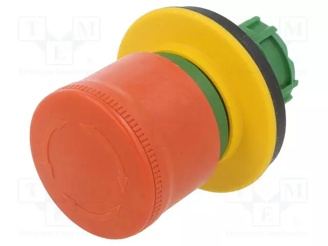 HÄTÄKYTKIN - 30MM - ASENNOT: 2 - PUNAINEN - EI OLE - IP66 - Taulukytkimet, standardi 30mm - M30-PVT30 - 1