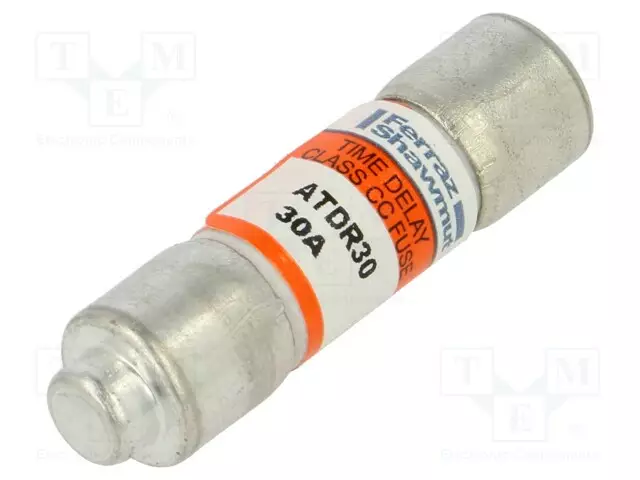 30A - 600VAC - 300VDC - AIKAVIIVESULAKE - Sulakkeet 10,3x38mm - ATDR30 - 1