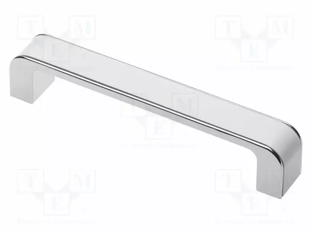 HOLDER - ZNAL - VALKOINEN CHROME - H: 27MM - L: 142MM - W: 21MM - MONA - HANDLE - Koteloiden lisätarvikkeet - GTV-UZ-MA-128-0110 - 1